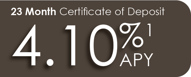 23-month CD for 3.55 percent APY